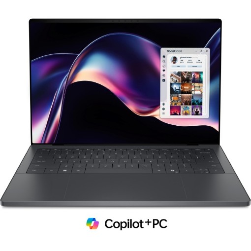 Изображение Ноутбук Dell XPS 16 DA16260 XP-RD33-16772 графитового цвета.