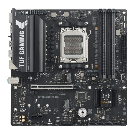 Изображение Материнская плата ASUS TUF GAMING A620M-PLUS черного цвета.