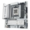 Изображение Материнская плата ASUS TUF GAMING B850M-PLUS WIFI7 белого цвета.