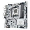 Изображение Материнская плата ASUS TUF GAMING B850M-PLUS WIFI7 белого цвета.
