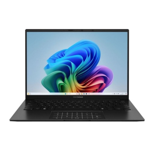 Изображение Ноутбук без сенсорного экрана Asus Zenbook 14 UM3406GA-QD118 - цвет Jade Black - чехол включён в комплект в подарок!