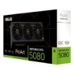 Picture of ASUS ProArt GeForce RTX 5080 16GB GDDR7 OC Edition graphics card in black and brown.