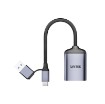 תמונה של קורא כרטיסים UNITEK R1018E עם חיבור USB-C ו-USB-A