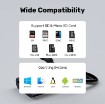 תמונה של קורא כרטיסים UNITEK R1018E עם חיבור USB-C ו-USB-A