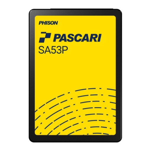 Picture of SSD Drive PHISON Pascari SA53P 1.92TB SATA III 2.5 inch in black color S1201Y031T92P022T0400.