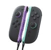 Изображение Контроллеры Nintendo Joy-Con 2 (L/R) для Switch 2 фиолетово-зеленого цвета с ремешками.