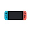 Изображение Портативная игровая консоль Nintendo Switch синего, серого и красного цвета.