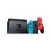 Изображение Портативная игровая консоль Nintendo Switch синего, серого и красного цвета.