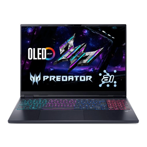 Picture of Acer Predator Helios Neo 16S AI U9-275HX NH.QX9EC.009 laptop in black color.