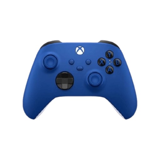 Изображение Беспроводной контроллер Microsoft Xbox Series S | X в сине-белом цвете.