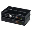 תמונה של מאריך KVM ATEN USB HDMI Cat 6 דגם CE801L/CE801R בצבע שחור