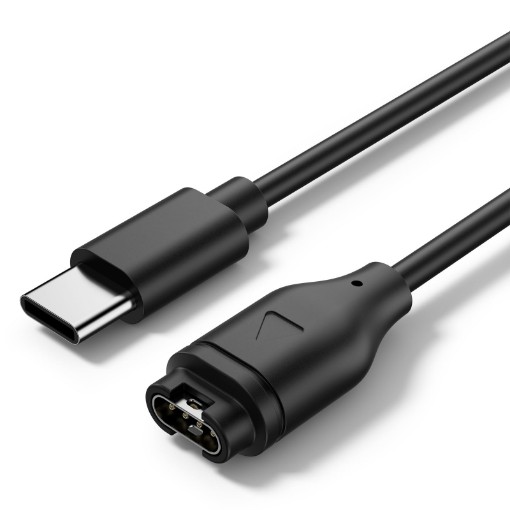 Picture of USB-C charging cable for Garmin Anvil watches, 1 meter long (compatible).