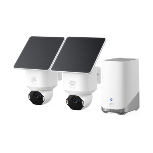 Изображение Набор умных камер видеонаблюдения eufy SoloCam E42 2+1 комплект 4K.