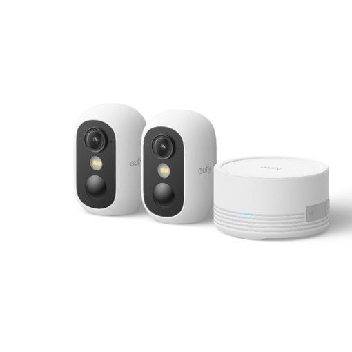 Изображение Набор камер eufy Security Cam C35 2+1 черного цвета.