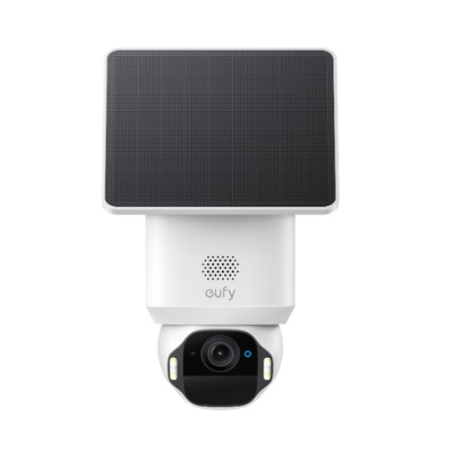 Изображение Умная уличная камера видеонаблюдения eufy SoloCam E42 4K черного цвета.