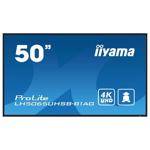 Изображение Цифровой рекламный экран IIYAMA ProLite 50" 4K Android 24/7.