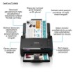 Изображение Сканер Epson FastFoto FF-680W с автоматической подачей, черного цвета.