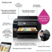 תמונה של מדפסת Epson EcoTank L1116 הזרקת דיו צבעונית A3 שחור