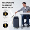תמונה של מגרסת נייר Fellowes LX221 מיקרו-קאט 5050401 בצבע שחור