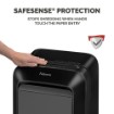 תמונה של מגרסת נייר Fellowes LX210 מסדרת LX Powershred בצבע שחור