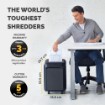 תמונה של מגרסת נייר Fellowes LX210 מסדרת LX Powershred בצבע שחור