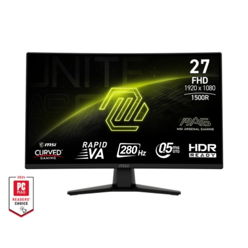 Изображение Изогнутый игровой монитор MSI MAG 274CXF Rapid VA 27" FHD 280 Гц.