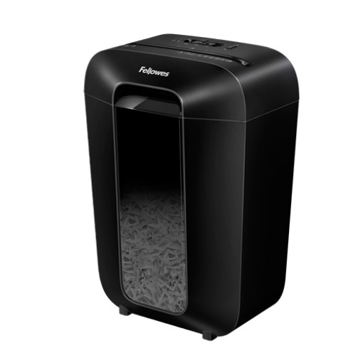 Picture of FELLOWES LX70 office shredder in black.