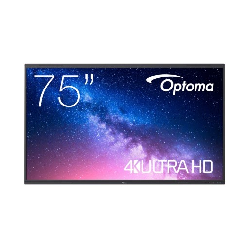 Изображение Интерактивный сенсорный экран Optoma 5753RK размером 75" 4K с Android 13.