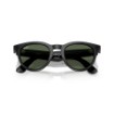 Picture of Smart glasses Ray-Ban Meta Headliner GEN 2 RW4013 50-22 in Shiny Black color with G-15 Green lenses.