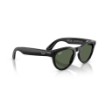 Picture of Smart glasses Ray-Ban Meta Headliner GEN 2 RW4013 50-22 in Shiny Black color with G-15 Green lenses.