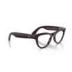 Picture of Ray-Ban Meta Skyler GEN 2 RW4014 52-20 smart glasses in Shiny Mystic Violet color with Clear/Amethyst Transitions® lenses.